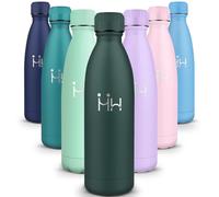 HoneyHolly Botella agua Acero Inoxidable, Botella Termica - 1000ml sin BPA, Botella de Agua Deportiva, Doble Pared al Vacío a Prueba de Fugas, Cantimplora Termica para Gimnasio