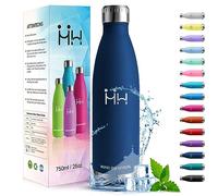 HoneyHolly Botella agua Acero Inoxidable, Botella Termica - 750ml sin BPA, Botella de Agua Deportiva, Doble Pared al Vacío a Prueba de Fugas, Cantimplora Termica para Gimnasio
