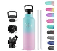 HoneyHolly Botella de Agua, 1L Acero Inoxidable, Cantimplora Termica, Water Bottle, Aislamiento Al Vacío de Doble Pared, Termos, Cantimplora para Adultos, Deporte, Gimnasio