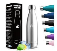 HoneyHolly Botella Termica - 500ML - Botella agua Acero Inoxidable, Termo con pared Doble Aislamient, de Fugas, Cantimplora Termica para Niños, Deportiva, Gym - Conserva 12 Horas Caliente, 24 frio