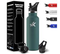 HoneyHolly Botella Termica 750 ML, Botella Termo Sin BPA, Botella Agua Acero Inoxidable, Aislamiento Al Vacío de Doble Pared, Termo Agua Fria, Cantimplora Termica para Adultos, Deporte, Oficina, Yoga