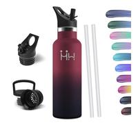 HoneyHolly Botella Termica 750ML, Reutilizable Sin BPA, Botella Agua Acero Inoxidable, Aislamiento Al Vacío de Doble Pared, Cantimplora Termica para Adultos, Deporte, Oficina, Yoga | Botella Agua