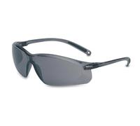 Honeywell 1015362 A700 TSR Gafas de seguridad con capa dura, montura gris, lentes de policarbonato, patillas deportivas, revestimiento antiarañazos (paquete de 10)