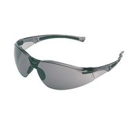Honeywell 1015367 A800 Montura Deportiva para Gafas de Seguridad con Lente Gris TSR Niebla/Antiarañazos, Montura Gris, Punta Suave para un Ajuste Antideslizante