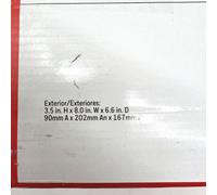 Honeywell 6104 Tresor: Caja fuerte miniatura ignífuga para documentos, capacidad de 5 litros, ideal para oficinas