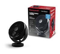 HONEYWELL HF715BE4 - Ventilador digital oscilante Turbo Force de (personal; pequeño; para el hogar o la oficina; con mando a distancia; comandos electrónicos con LED; 3 velocidades; giro de 90 grados)