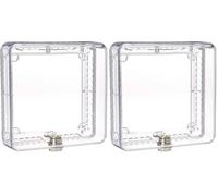 Honeywell Home Protector de termostato, 5.8 x 5.8 x 2.5 Pulgadas (Paquete de 2)