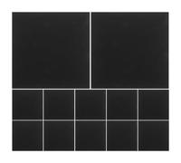 HONITANO 12 paneles insonorizantes para paredes - Tableros autoadhesivos absorbentes de sonido de 30 cm (12 pulgadas) con cojines reductores de ruido. Paneles de pared insonorizantes para proyectos de