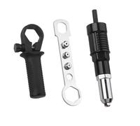 HONITANO Adaptador para remachadora eléctrica, cabezal de remachado de tracción, 1 juego, negro, metal duro, liberación rápida, fácil mantenimiento, compatible con remachadora automática y