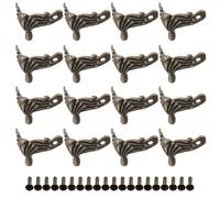 HONMEET 12 Piezas Patas de Apoyo para Muebles, Estilo Antiguo | Protector de Patas de Muebles, Accesorios de Protección de Caja, Cerradura Mueble Antiguo, Compacto y Duradero
