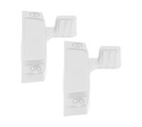 HONMEET 2 Piezas Cerradura de Ventana Elevable Cierre de Ventana de Guillotina Aleación de Zinc Blanco Mecanismo Fiable Seguridad Reforzada para Puertas