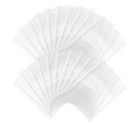 HONMEET 20 Bolsillos Transparentes para Carpeta A4 de Plástico 30 Agujeros Perforados, Funda Protectora para Documentos y Fotos, Adecuado para Oficina y Escuela