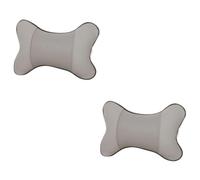 HONMEET 2piezas Cojín De Soporte Para Cuello y Cabeza Transpirable Para Coche Almohada Ergonómica De Viaje De Cervical y Mayor Comodidad Al Conducir