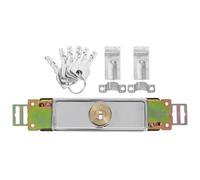 HONMEET Cerradura para Puerta Enrollable de Metal Resistente al Óxido con Pestillo Vertical Práctica para Puertas de Garaje y Persianas Enrollables Varios estilos