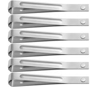 HONMEET Peladores de Ajo de Acero Inoxidable 6 Piezas con Pinzas para Pelar Ajos, Herramienta para Cocina y Uso Doméstico