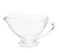 HONMEET Tarro para Salsa de Vidrio 170ml con Asa Funcional para Guardar Bebidas y Leche Uso en Fiestas y Uso Diario