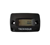 HonorMeet Tacómetro Digital de Horas a Batería, Medidor de Horas y RPM de Motores Pequeños, Recordatorio de Mantenimiento para Motores de Gas Tractor de Motosierra Generador Motor Fuera de Borda etc.