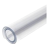 HONQGAO Protector Mesa Transparente 42 x 92 cm Impermeable y Antimanchas Mantel de Plástico Cortable a Medida para Comedor, Cocina y Oficina, Exterior Están Disponibles, Esquinas Redondeadas