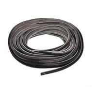 Honseadek 10 m Burlete Burlete Cepillo Casement Pile Seal Strip,Puerta Sellado Tira 5mm*6mm, Puerta Corredera Deflector de Viento Cepillo