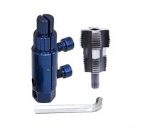 Honseadek Abridor de roscas de tubería de agua y extractor de roscas internas de PVC para tubos de 20 mm y 25 mm, removedor de alambre roto de válvula angular con diseño de rosca inversa para