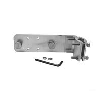 Honseadek Soporte para parrilla de riel de barco para cuadrado redondo de 7 | Soporte de barbacoa de liberación rápida de aluminio de acero inoxidable estable para cubierta de barco, pesca, viaje
