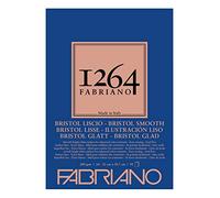 Fabriano Bloc de notas Bristol 1264 – 4 capas 200 g/m² A4 50 hojas extra liso sin ácidos