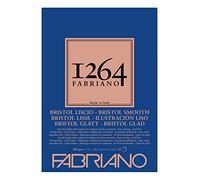 Fabriano Bloc de dibujo 1264 Bristol Ilustración 4 capas A3 liso encolado 200 g/m² 50 hojas