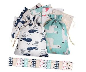 HOODANCOS Bolsas Pequeñas con Cordón para Joyas 24 Unidades Saco De Yute Natural Estilo Campestre para Obsequio Fiesta Boda Uso Múltiple Almacenamiento Portátil