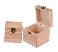 HOODANCOS Caja De Obsequio De Madera Vintage Para Cajas De Almacenamiento De Joyería y Embalaje De Flores Preservadas Para Guardar Regalos Cualquier Ocasión