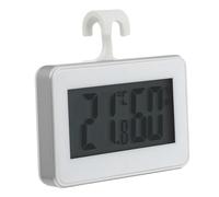 HOODANCOS Termómetro Digital para Refrigerador y Medidor de Humedad Pantalla Lcd, Medición Precisa y Diseño Compacto de Abs para Uso Interior y Exterior