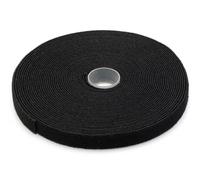 Hook-and-loop fastener tape fabric, 10m x 15mm x 2.6mm, on roll, bl