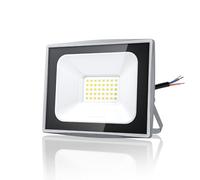 HOOLED Focos LED Exterior 50 W 4500 lm 120 grados Foco de luz puntual impermeable IP65, SMD2835, Ra>80, foco led exterior adecuado para patio, jardín, garaje, terraza y otros espacios al aire libre