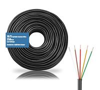 Hoolerry Sistema de riego de alambre de aspersor sólido calibre 18, 18/5 | Cable de aspersor subterráneo de PVC resistente a los rayos UV, listado UL de 30 V, cable de aspersor multihebra
