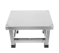 HOOWIFFY Taburete Compacto de Acero Inoxidable para Uso Industrial y Cocina, Antideslizante y Resistente al Agua, Adecuado para Adultos en Ambientes Industriales