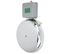 Horett Campanas Eléctricas sin Chispas Campanas sin Chispas Campana Escolar Eléctrica de Acero Inoxidable 250 Mm AC220 V con Bobina de Cobre Martillo Potente y Disco Antioxidante para