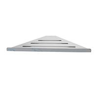 Horett Estante de Ducha de Esquina Acero Inoxidable para Baño una Sola Capa | Almacenamiento de champú, Acero Inoxidable, Soporte de Pared para Baño, Kit de Tornillos, Tubos de Expansión, Tapas, Cesta