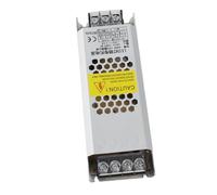 Horett Fuente de Alimentación LED Adaptador de Controlador Conmutación Transformador DC 12V 5A Tira Larga Ultra Delgada Aleación Aluminio Diseño Hueco Cableado Grupo para (WCB-24V-60W)