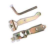 Horett Guía de Rodillos para Puerta Corredera, 3 Piezas, T4, Volante a la | Material de Metal y ABS, a Prueba de Aceite, Bisagra de Rodillo de Puerta, Reemplazo Roto, Compatibilidad T4, Montaje OEM