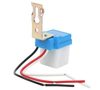 Horett Interruptor de Luz [Marca] Interruptor Fotoeléctrico Farola Automático 24V 10A Sensor Controlado por Luz Tamaño Pequeño Fácil Instalación Larga Vida útil con Circuito