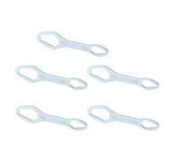 Horett Llave de Doble Boca de Acero Aleación 8-22 Mm, 160 Mm, 5 Piezas (C