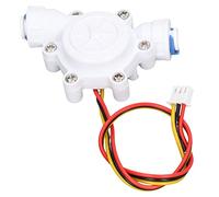 Horett Sensor de Flujo de Agua G1/4 pulg. 0,2-8 L/min Entrada 3 Cables | Carcasa de POM, Tubería de PE G1/4", Calentadores, Dispensadores, Caudalímetro, Elemento Hall, Salida de Pulso, Consumo de