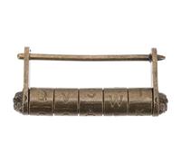 HORIALENCE Cerradura para Caja y Joyero Estilo Vintage Código, Aleación de Zinc, Diseño Tradicional Chino para Decorar Espacios Retro