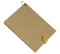 HORIALENCE Cuaderno Bloc de Notas de Papel Kraft Vintage Color Caqui para Escribir y Hacer Bocetos Alta Durabilidad y Resistente a Deformaciones, Adecuado para Casa