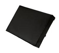 HORIALENCE Funda para Televisor de Exterior Resistente Intemperie y Doble Costura, Fabricada en Tela Oxford Negra con Paño de Microfibra para Protección Completa