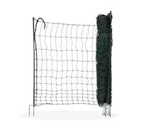 Horizont aves de corral net farmer®|Postes de fibra de vidrio|110 cm-alto|50 m-largo|Liderazgo dual|electrificable