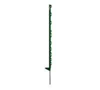 horizont Estaca de Valla de Mimbre de 115 cm, Paquete de 10 Unidades, Verde, estacas de plástico para Valla de Pasto, 11 Ojales, Clavo Largo de Suelo, pisada Individual
