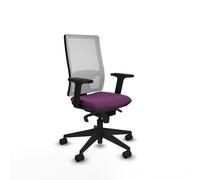 Horna sincro malla blanca similpiel morado brazos 2d base piramidal r