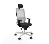 Horna sincro malla blanca similpiel negro brazos 1d base blanca cabece