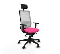 Horna sincro malla blanca similpiel rosa brazos 1d base piramidal cabe