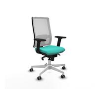 Horna sincro malla blanca similpiel turquesa brazos 2d base blanca ru